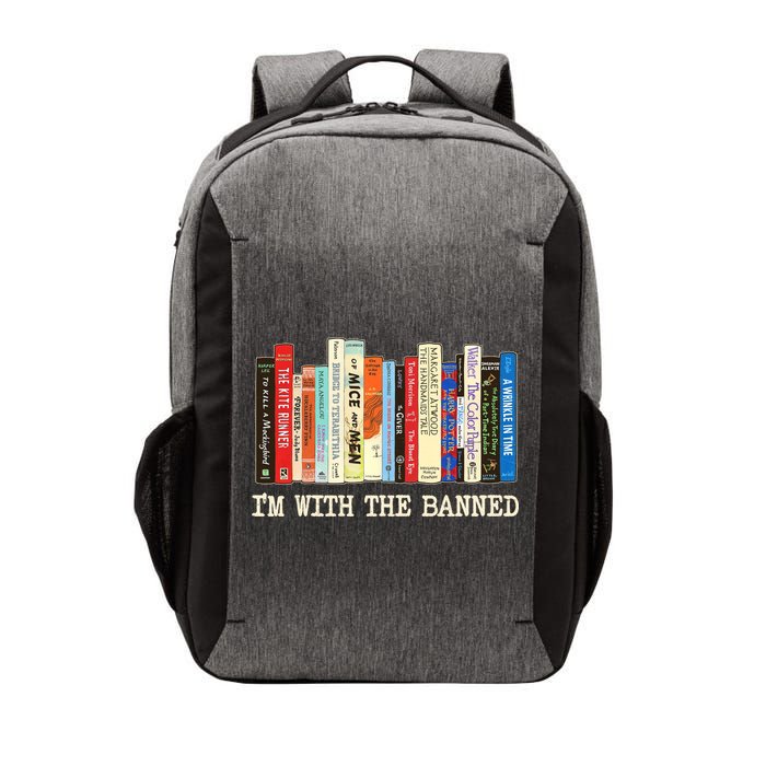 I'm With The Banned Read Banned Books Vector Backpack