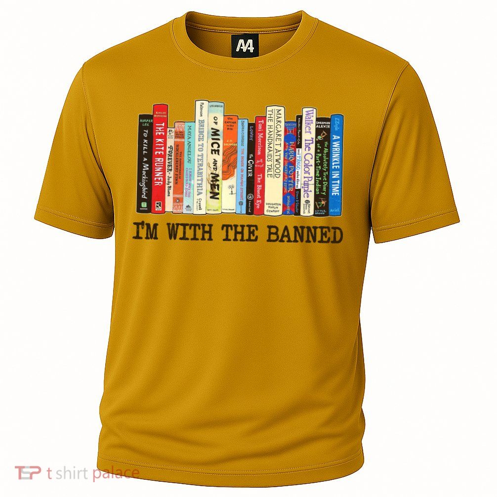 I'm With The Banned Read Banned Books Cooling Performance Crew T-Shirt