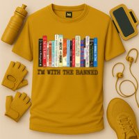 I'm With The Banned Read Banned Books Cooling Performance Crew T-Shirt