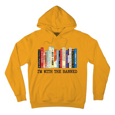 I'm With The Banned Read Banned Books Hoodie