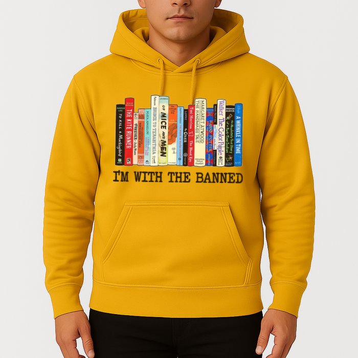 I'm With The Banned Read Banned Books Hoodie