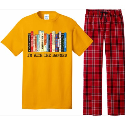 I'm With The Banned Read Banned Books Pajama Set