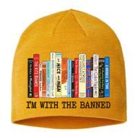 I'm With The Banned Read Banned Books Sustainable Beanie