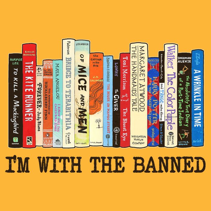 I'm With The Banned Read Banned Books Premium T-Shirt