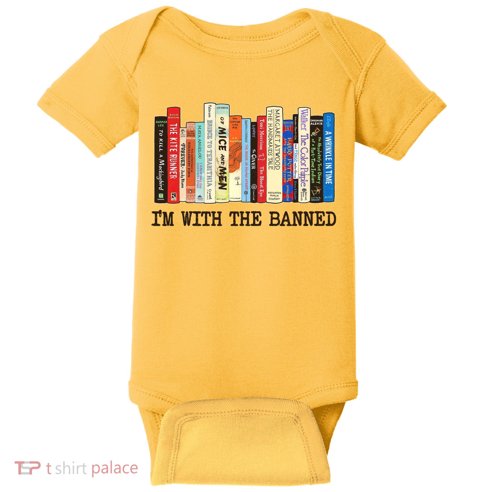 I'm With The Banned Read Banned Books Baby Bodysuit