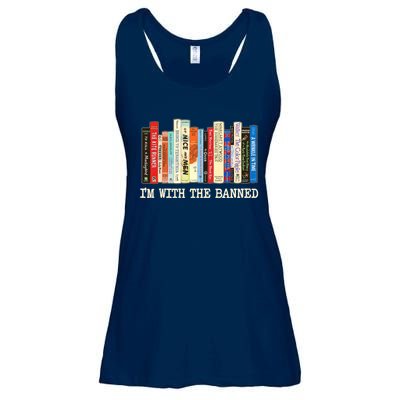 I'm With The Banned Read Banned Books Ladies Essential Flowy Tank