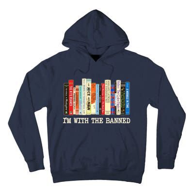 I'm With The Banned Read Banned Books Tall Hoodie