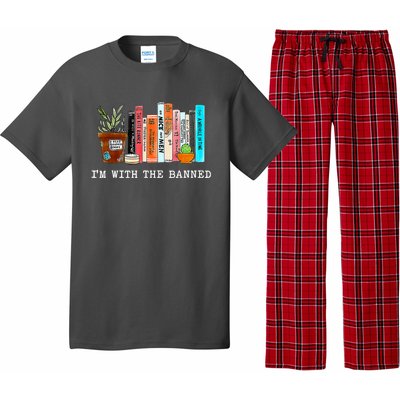 Im With The Banned Books I Read Banned Books Lovers Pajama Set