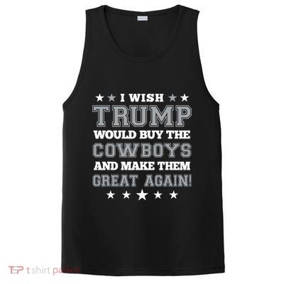I Wish Trump And Make The Cowboys Great Again PosiCharge Competitor Tank
