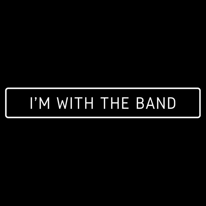 I'm With The Band Funny Visor