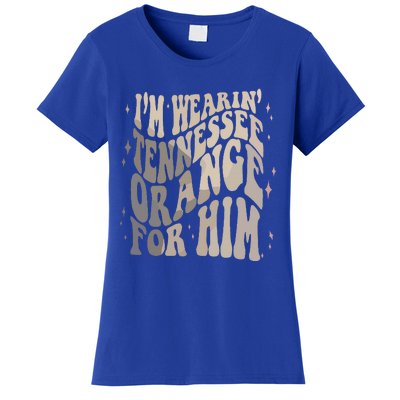 Im Wearing Tennessee Orange For Him Tennessee Football Women's T-Shirt