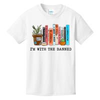 I'm With The Banned Books I Read Banned Books Lovers Kids T-Shirt