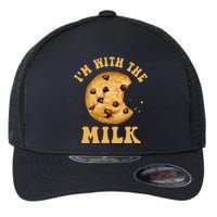 IM With The Milk And Cookie Couples Matching Costumes Flexfit Unipanel Trucker Cap