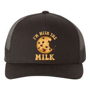 IM With The Milk And Cookie Couples Matching Costumes Yupoong Adult 5-Panel Trucker Hat