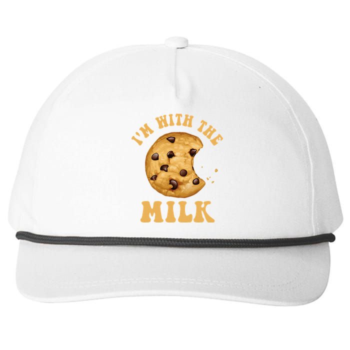 IM With The Milk And Cookie Couples Matching Costumes Snapback Five-Panel Rope Hat