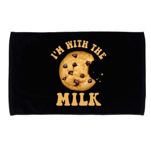 IM With The Milk And Cookie Couples Matching Costumes Microfiber Hand Towel