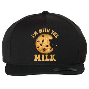 IM With The Milk And Cookie Couples Matching Costumes Wool Snapback Cap