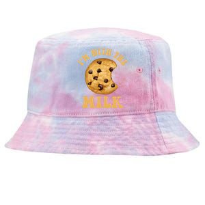 IM With The Milk And Cookie Couples Matching Costumes Tie-Dyed Bucket Hat