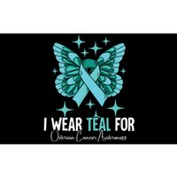 I Wear Teal For Ovarian Cancer Awareness Bumper Sticker