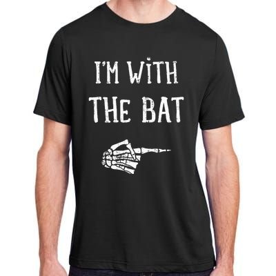 IM With The Bat Funny Matching Couple Costume Halloween Adult ChromaSoft Performance T-Shirt