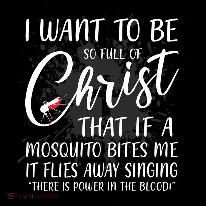 I Want To Be So Full Of Christ Mosquito Bite Funny Christian Quote Zip Tote Bag
