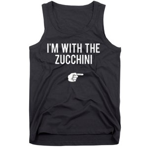 I’m With The Zucchini Halloween Costume Party Matching Food Tank Top