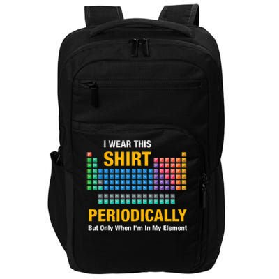 I Wear This Periodically Retro Chemistry Impact Tech Backpack