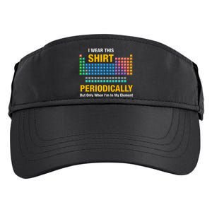 I Wear This Periodically Retro Chemistry Adult Drive Performance Visor