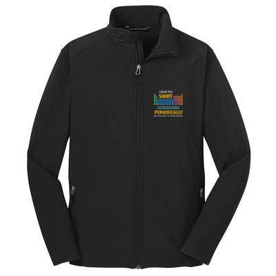 I Wear This Periodically Retro Chemistry Core Soft Shell Jacket