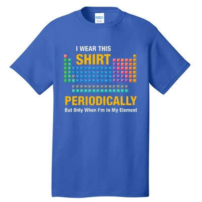 I Wear This Periodically Retro Chemistry Tall T-Shirt