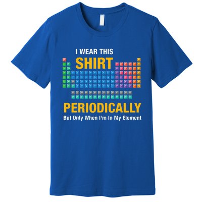 I Wear This Periodically Retro Chemistry Premium T-Shirt