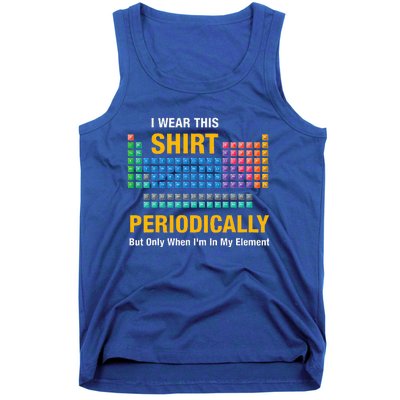 I Wear This Periodically Retro Chemistry Tank Top