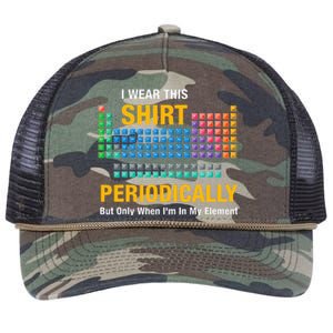 I Wear This Periodically Retro Chemistry Retro Rope Trucker Hat Cap