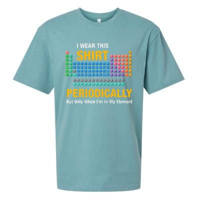 I Wear This Periodically Retro Chemistry Sueded Cloud Jersey T-Shirt