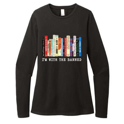 Im With The Banned Banned Books Reading Books Womens CVC Long Sleeve Shirt