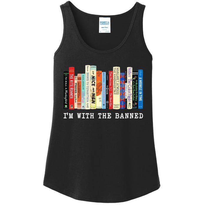 Im With The Banned Banned Books Reading Books Ladies Essential Tank