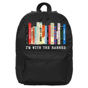 Im With The Banned Banned Books Reading Books 16 in Basic Backpack