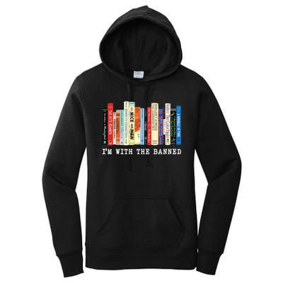 Im With The Banned Banned Books Reading Books Women's Pullover Hoodie