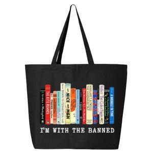 Im With The Banned Banned Books Reading Books 25L Jumbo Tote