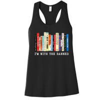 Im With The Banned Banned Books Reading Books Women's Racerback Tank