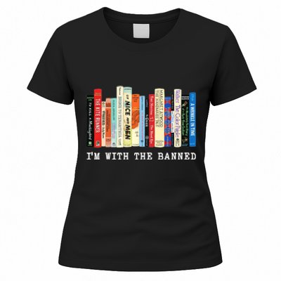 Im With The Banned Banned Books Reading Books Women's T-Shirt