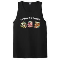 I'm With The Banned Books Funny I Read Banned Books Lovers PosiCharge Competitor Tank