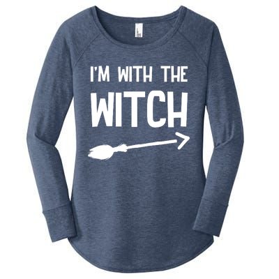 I'm With The Witch Women's Perfect Tri Tunic Long Sleeve Shirt