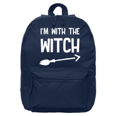 I'm With The Witch 16 in Basic Backpack