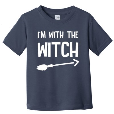 I'm With The Witch Toddler T-Shirt