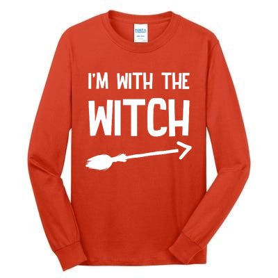 I'm With The Witch Tall Long Sleeve T-Shirt