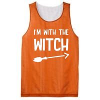 I'm With The Witch Mesh Reversible Basketball Jersey Tank