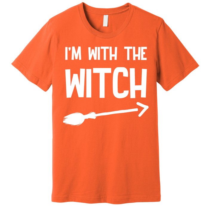 I'm With The Witch Premium T-Shirt