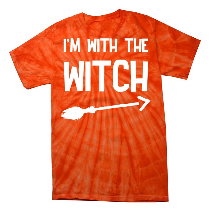 I'm With The Witch Tie-Dye T-Shirt