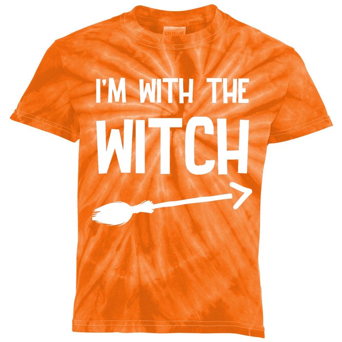 I'm With The Witch Kids Tie-Dye T-Shirt